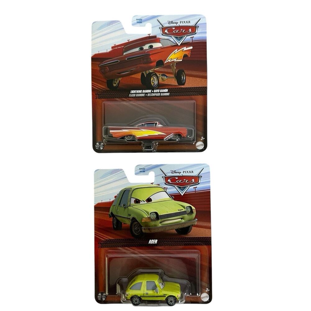 Disney Pixar Cars Lightning Ramone Red and Acer Vehicles Mattel Toy New